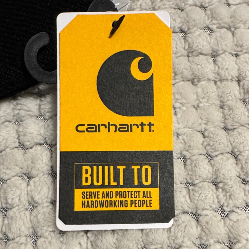 Carhartt Black Knit Cuffed Beanie - Picture 6 of 7